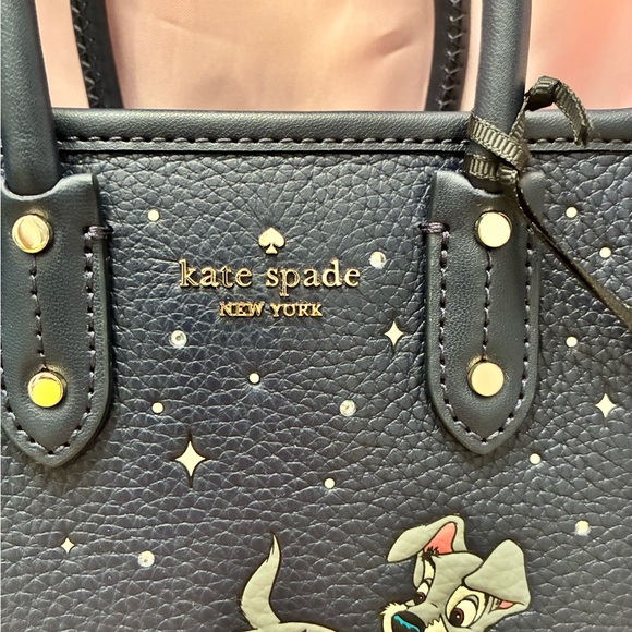 NWT Kate Spade X Disney Lady And The Tramp Ella Mini Tote Crossbody w Dust Bag - Picture 4 of 11